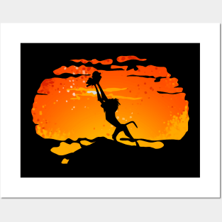 African Sunrise Posters and Art